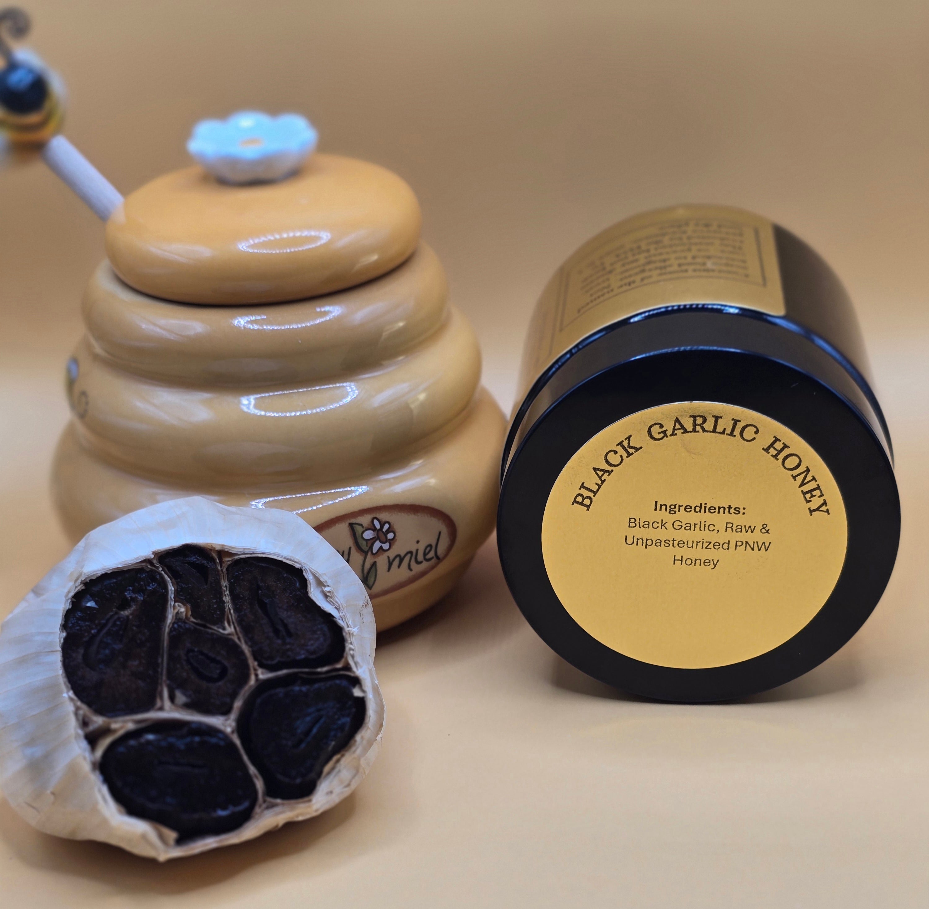 Black Garlic Honey - 4oz