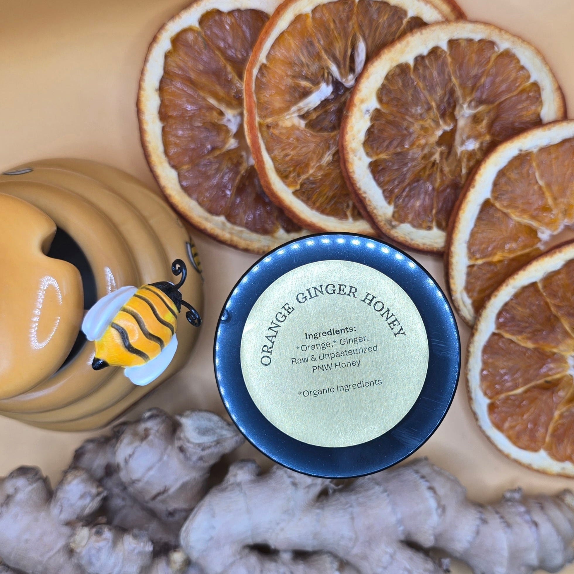 Orange Ginger Honey - 4oz