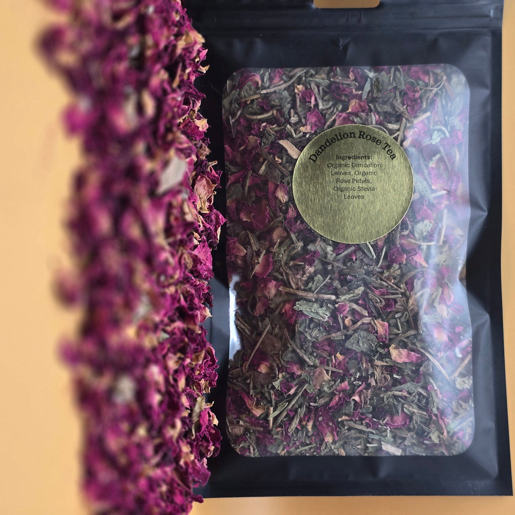 Dandelion Rose Tea- Artisanal and Handcrafted
