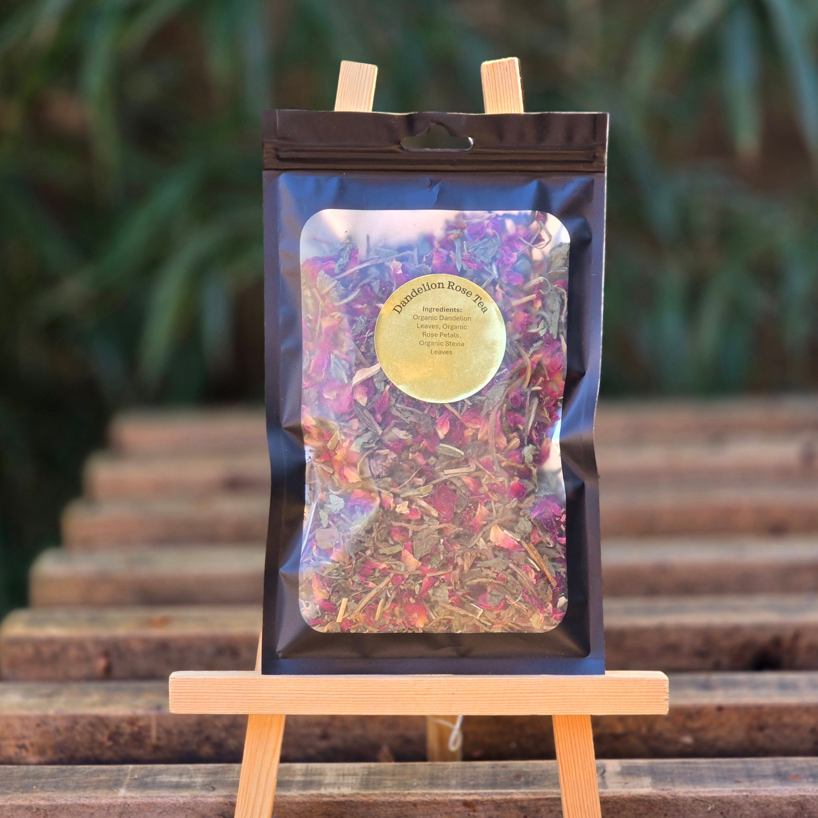Dandelion Rose Tea- Artisanal and Handcrafted