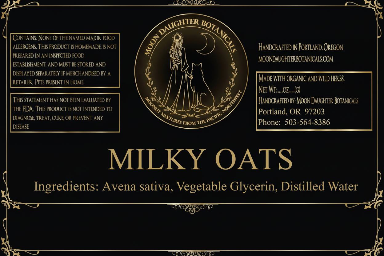 Milky Oats Label